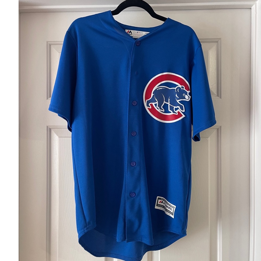 CUBS JERSEY - blue with cub logo - Kris Bryant number and name on back